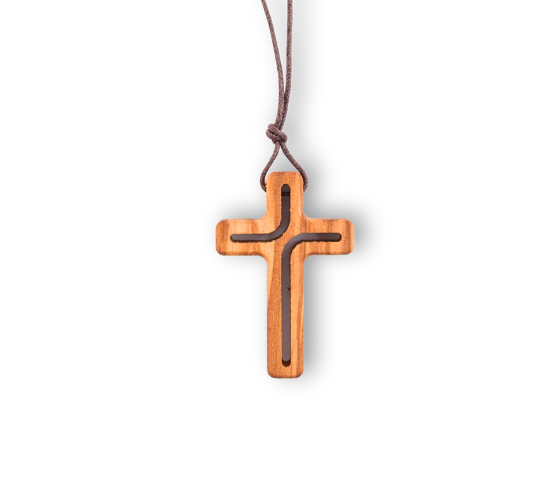 COLGANTE CRUZ CON CORDON